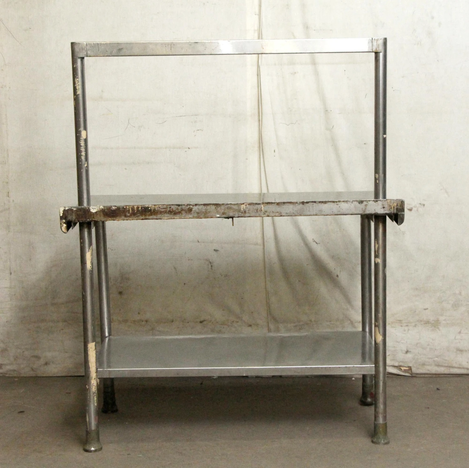 Commercial Stainless Steel Kitchen Table With Hanging Rack 9 Commercial Stainless Steel Kitchen Table With Hanging Rack - Image 7