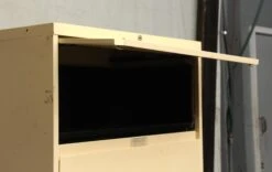 Vintage 5 Drawer Tan Metal File Cabinet 17 Vintage 5 Drawer Tan Metal File Cabinet -OGT Sale Store n232270 06