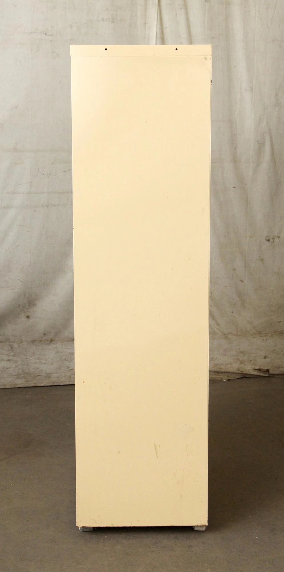 Vintage 5 Drawer Tan Metal File Cabinet 10 Vintage 5 Drawer Tan Metal File Cabinet - Image 8