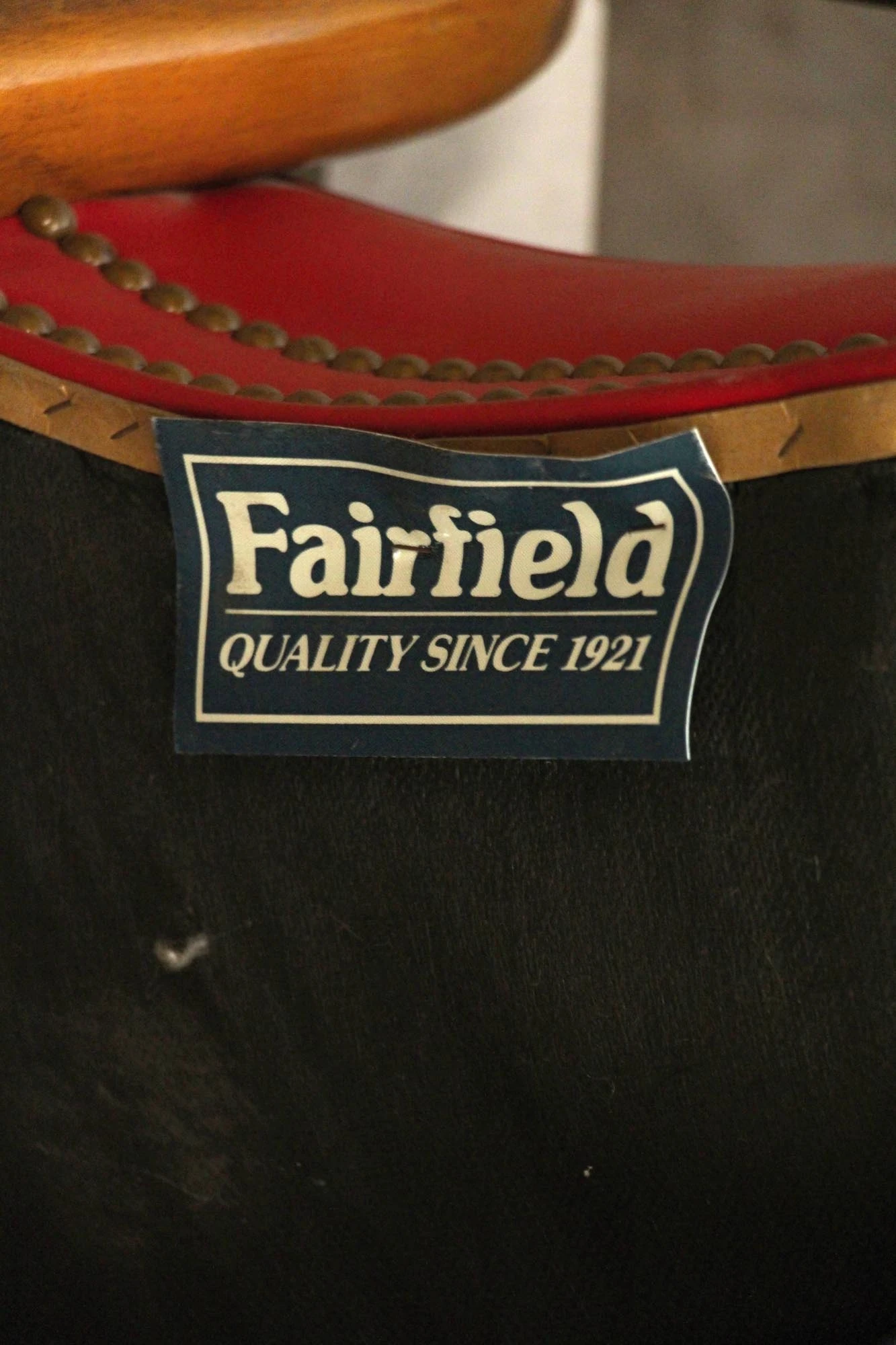 Fairfield Red Rolling Chair 12 Fairfield Red Rolling Chair - Image 10