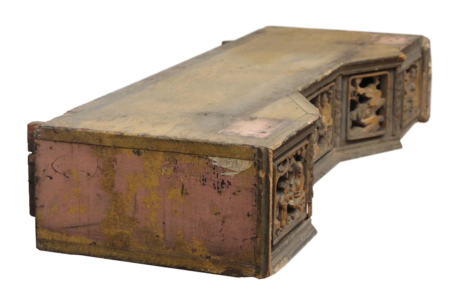 Carved Figural Asian Wood Cutouts 10 Carved Figural Asian Wood Cutouts - Image 8