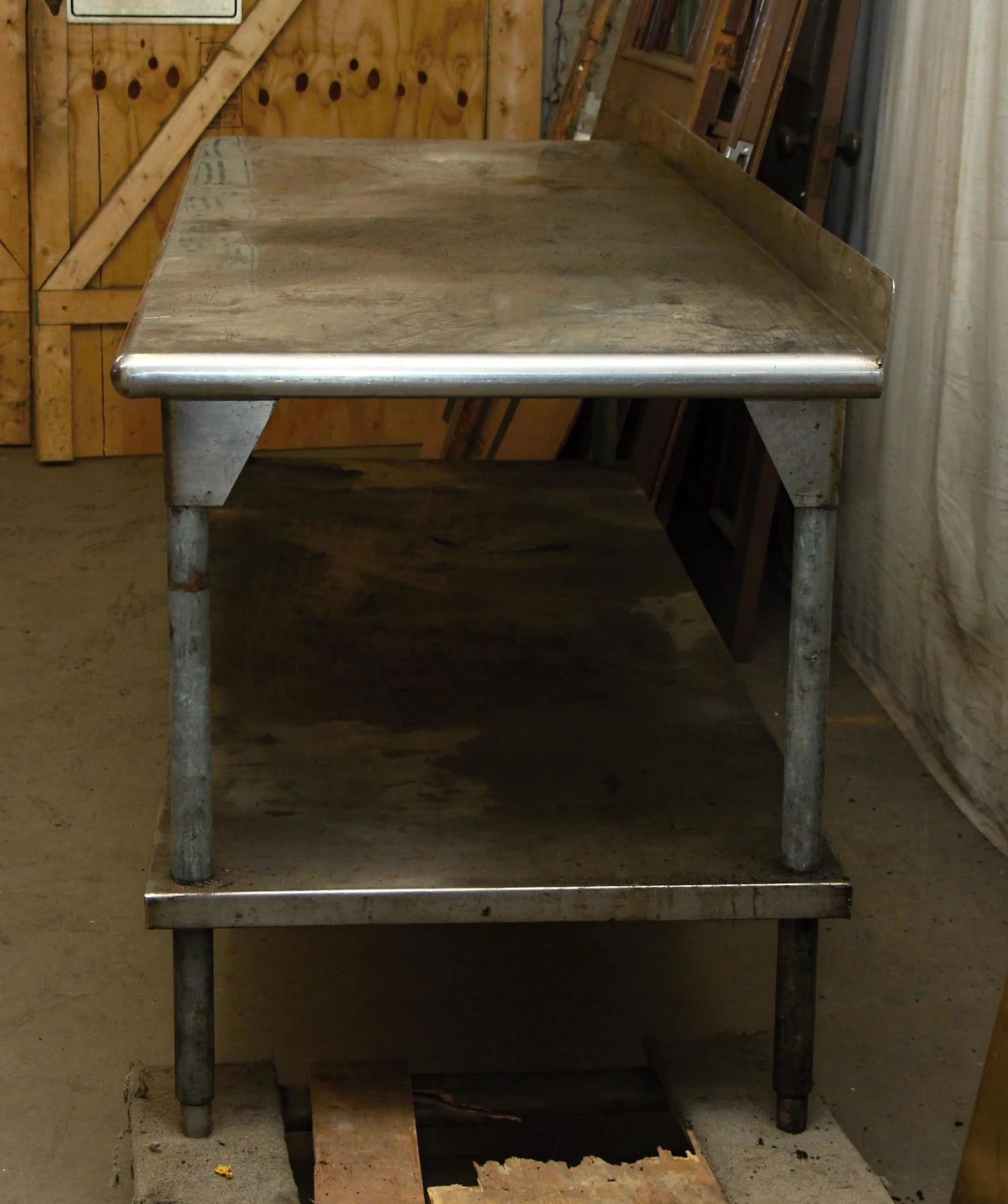 Industrial Metal Kitchen Prep Table 8 Industrial Metal Kitchen Prep Table - Image 6