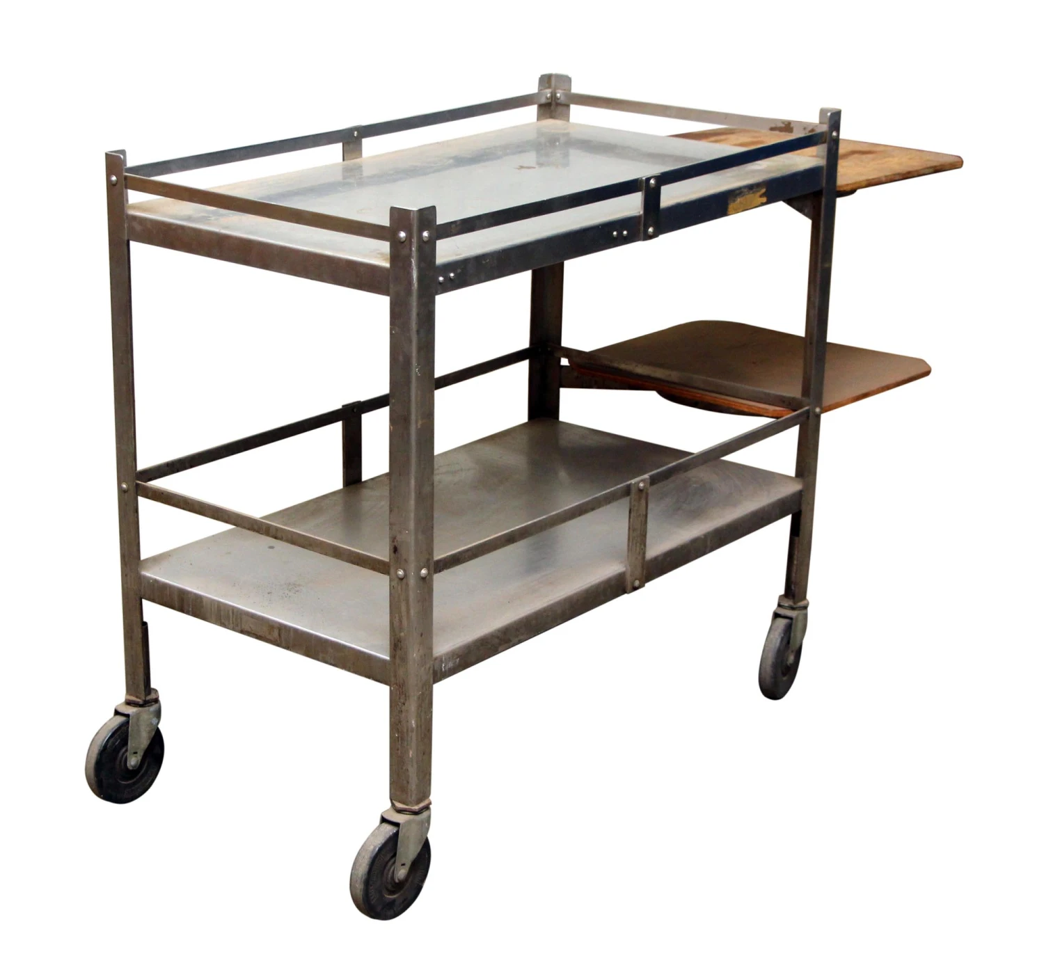 Two Tiered Metal Hospital Cart 8 Two Tiered Metal Hospital Cart - Image 6