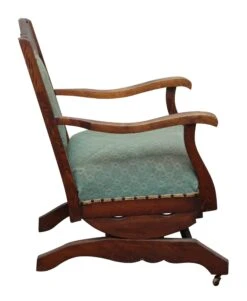 Rocking Chair With Green Upholstery -OGT Sale Store n239347 07