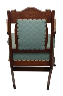 Rocking Chair With Green Upholstery -OGT Sale Store n239347 09