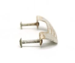 Vintage 3.875 In. Art Deco Chrome Drawer Bridge Pull 11 Vintage 3.875 In. Art Deco Chrome Drawer Bridge Pull -OGT Sale Store n239409 04