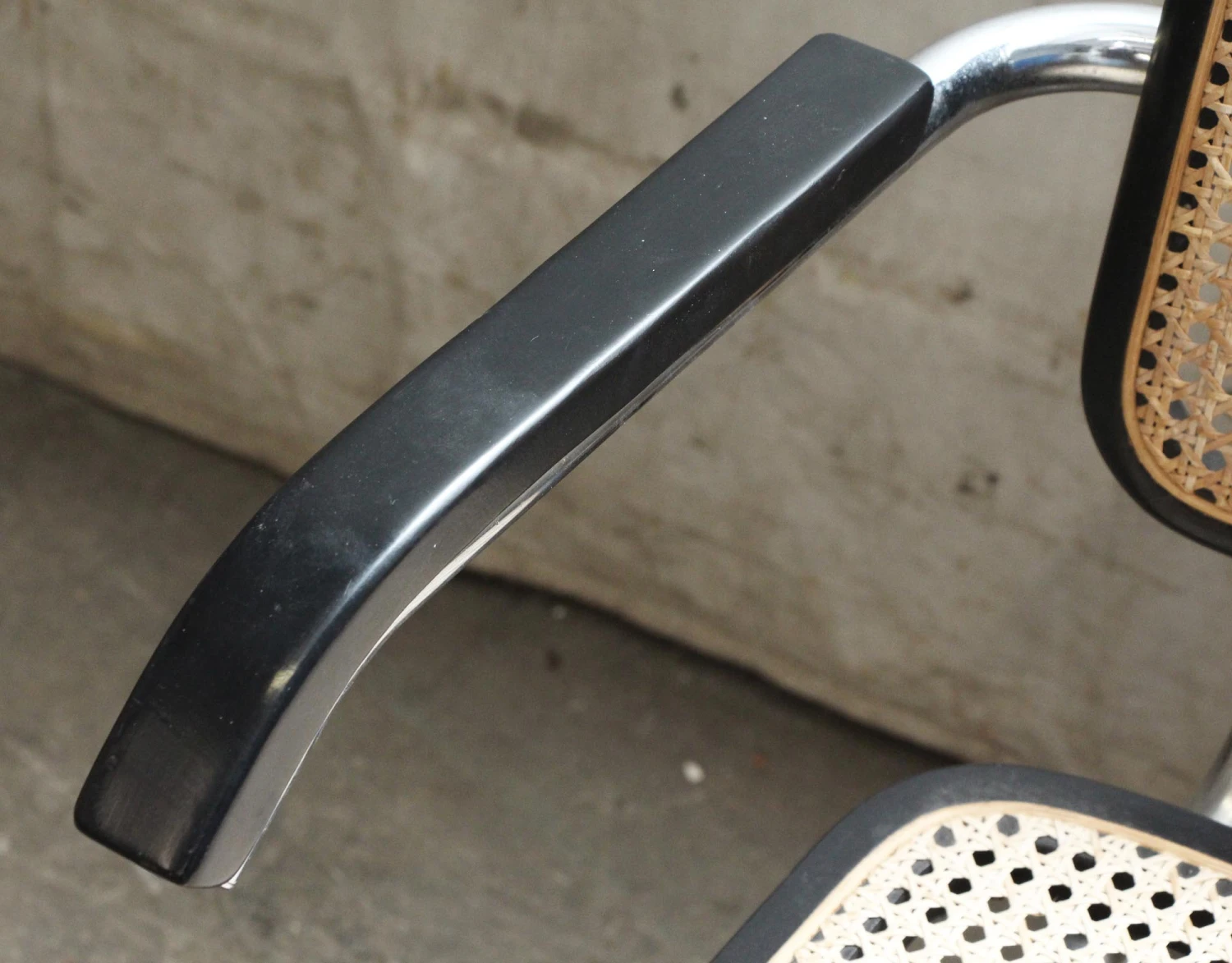 Set Of Four Knoll Mid Century Cane Chairs 7 Set Of Four Knoll Mid Century Cane Chairs - Image 5