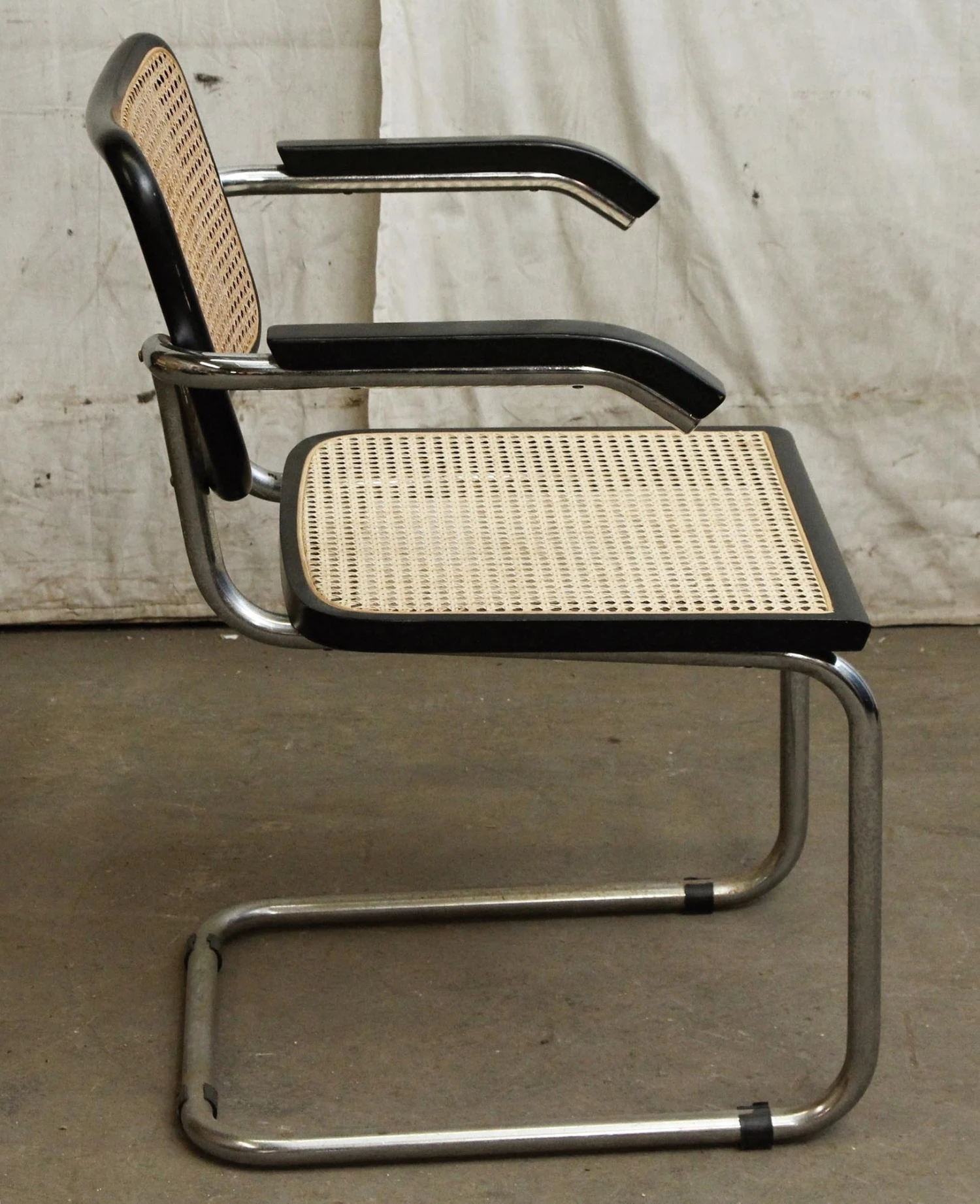 Set Of Four Knoll Mid Century Cane Chairs 8 Set Of Four Knoll Mid Century Cane Chairs - Image 6