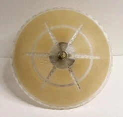 1940s Cast Glass Dish Pendant Light 11 1940s Cast Glass Dish Pendant Light -OGT Sale Store n239507 04