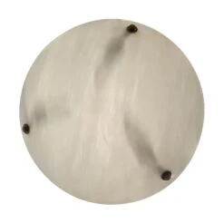 Cast Glass ‘Faux Alabaster’ Dish Pendant Light 13 Cast Glass ‘Faux Alabaster’ Dish Pendant Light -OGT Sale Store n239516 06