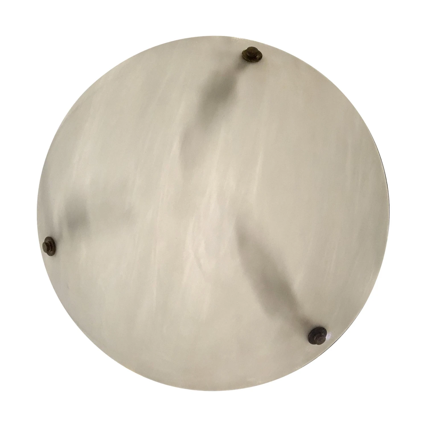 Cast Glass ‘Faux Alabaster’ Dish Pendant Light 8 Cast Glass ‘Faux Alabaster’ Dish Pendant Light - Image 6