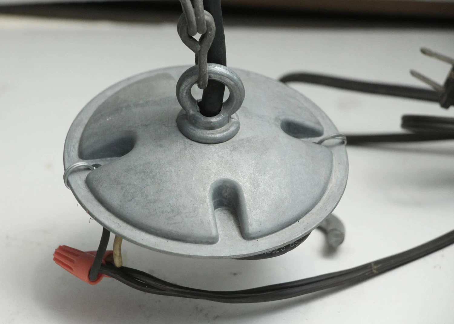 Farmhouse Tin Cone Pendant Light 7 Farmhouse Tin Cone Pendant Light - Image 5