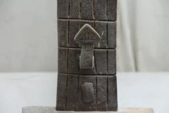 Pair Of Hand Forged Arrow Shaped Andirons 15 Pair Of Hand Forged Arrow Shaped Andirons -OGT Sale Store n240024 06