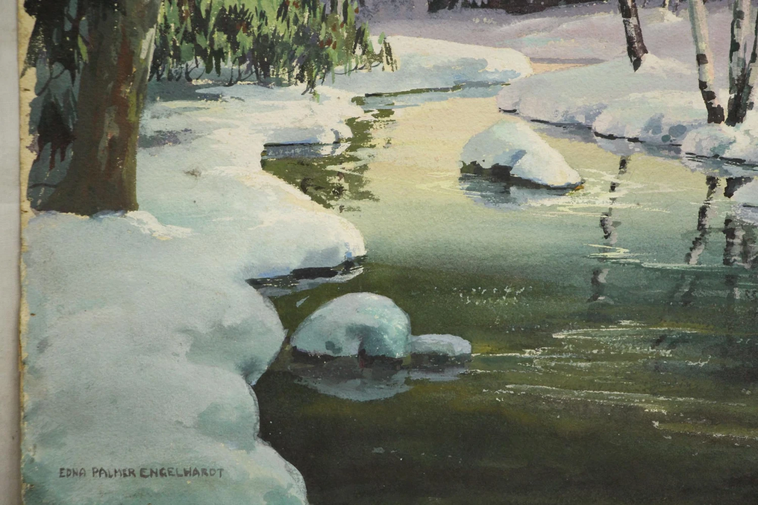 Scenic Winter Painting 7 Scenic Winter Painting - Image 5