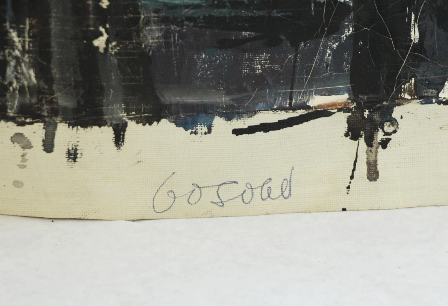 1965 Cruise Ship View Oil Painting 7 1965 Cruise Ship View Oil Painting - Image 5