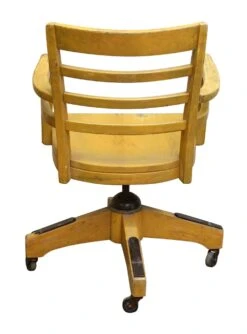 Wood Swivel Chair With Wheels 17 Wood Swivel Chair With Wheels -OGT Sale Store n240733 06