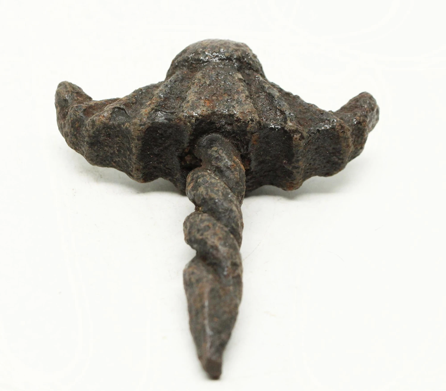 Antique Arts & Crafts Iron Fence Finial 6 Antique Arts & Crafts Iron Fence Finial - Image 4