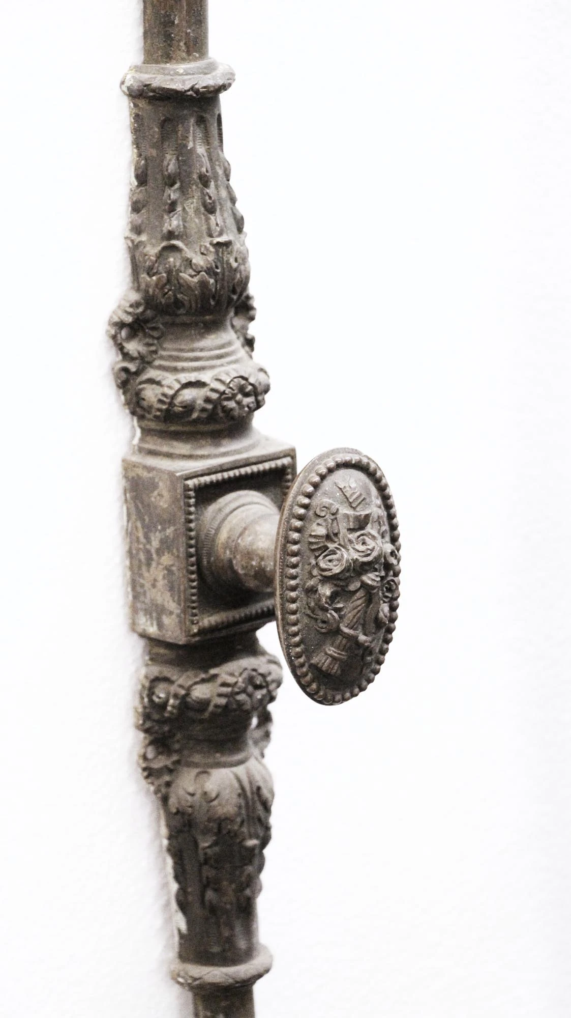 Pair Of Floral Bronze Cremone Bolts 6 Pair Of Floral Bronze Cremone Bolts - Image 4