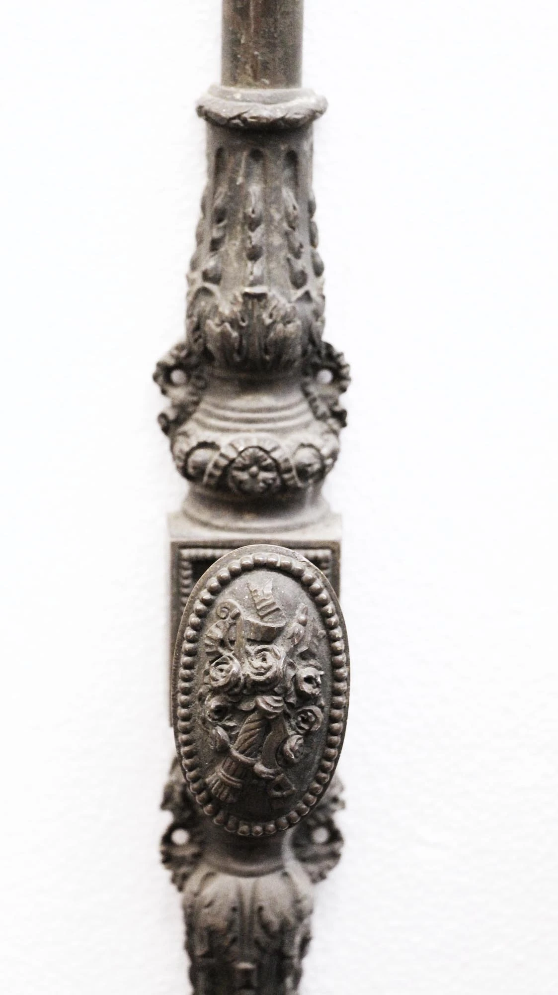 Pair Of Floral Bronze Cremone Bolts 7 Pair Of Floral Bronze Cremone Bolts - Image 5