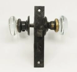 Art Deco Glass Knob Set With Mortise Lock 17 Art Deco Glass Knob Set With Mortise Lock -OGT Sale Store n241846 07