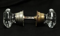 Fixed Base Octagon Style Glass Knob Set -OGT Sale Store n241891 04