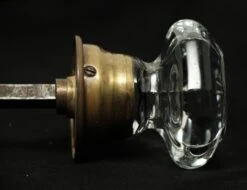 Fixed Base Octagon Style Glass Knob Set -OGT Sale Store n241891 05