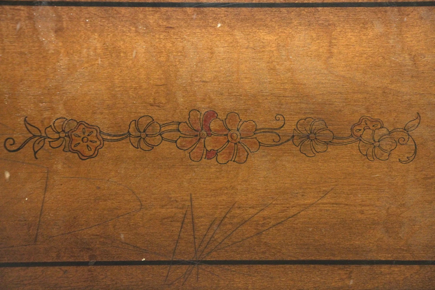 Antique Traditional 4 Ft. Wood Console Table 8 Antique Traditional 4 Ft. Wood Console Table - Image 6