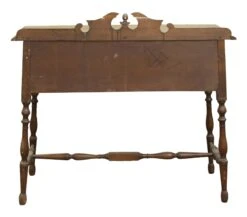 Antique Traditional 4 Ft. Wood Console Table 21 Antique Traditional 4 Ft. Wood Console Table -OGT Sale Store n242317 10