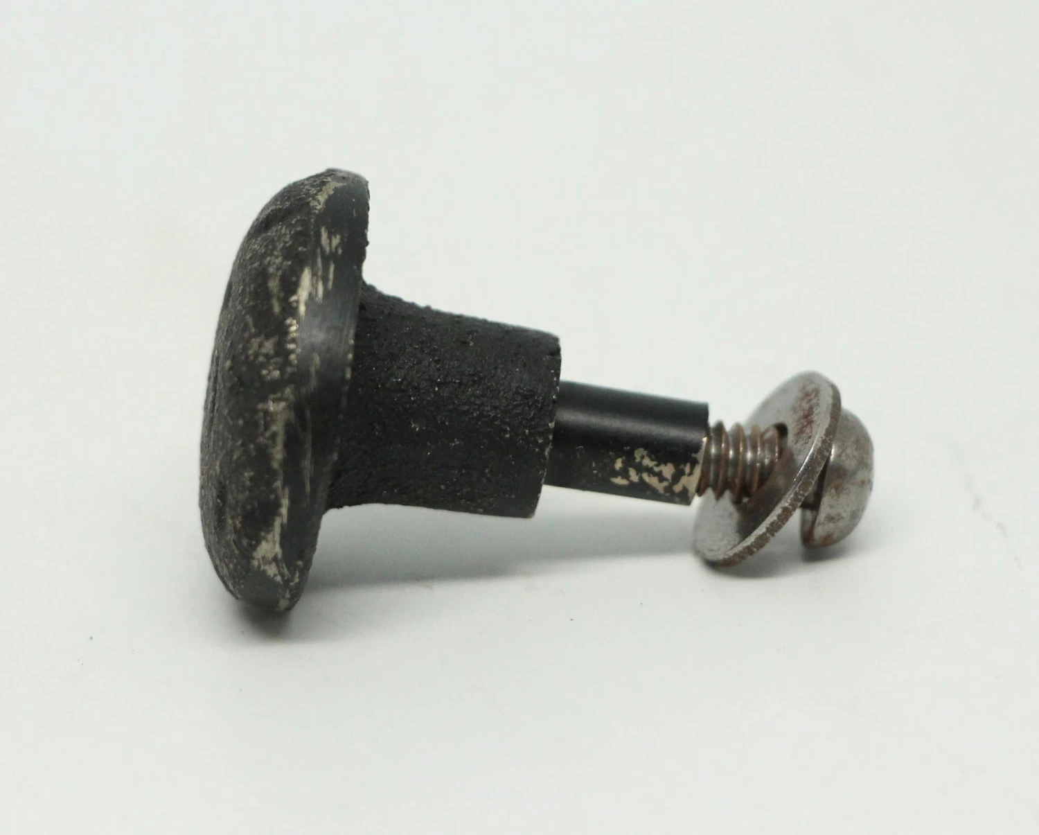 Arts & Crafts Round Black 1 In. Hammered Drawer Cabinet Knob 6 Arts & Crafts Round Black 1 In. Hammered Drawer Cabinet Knob - Image 4