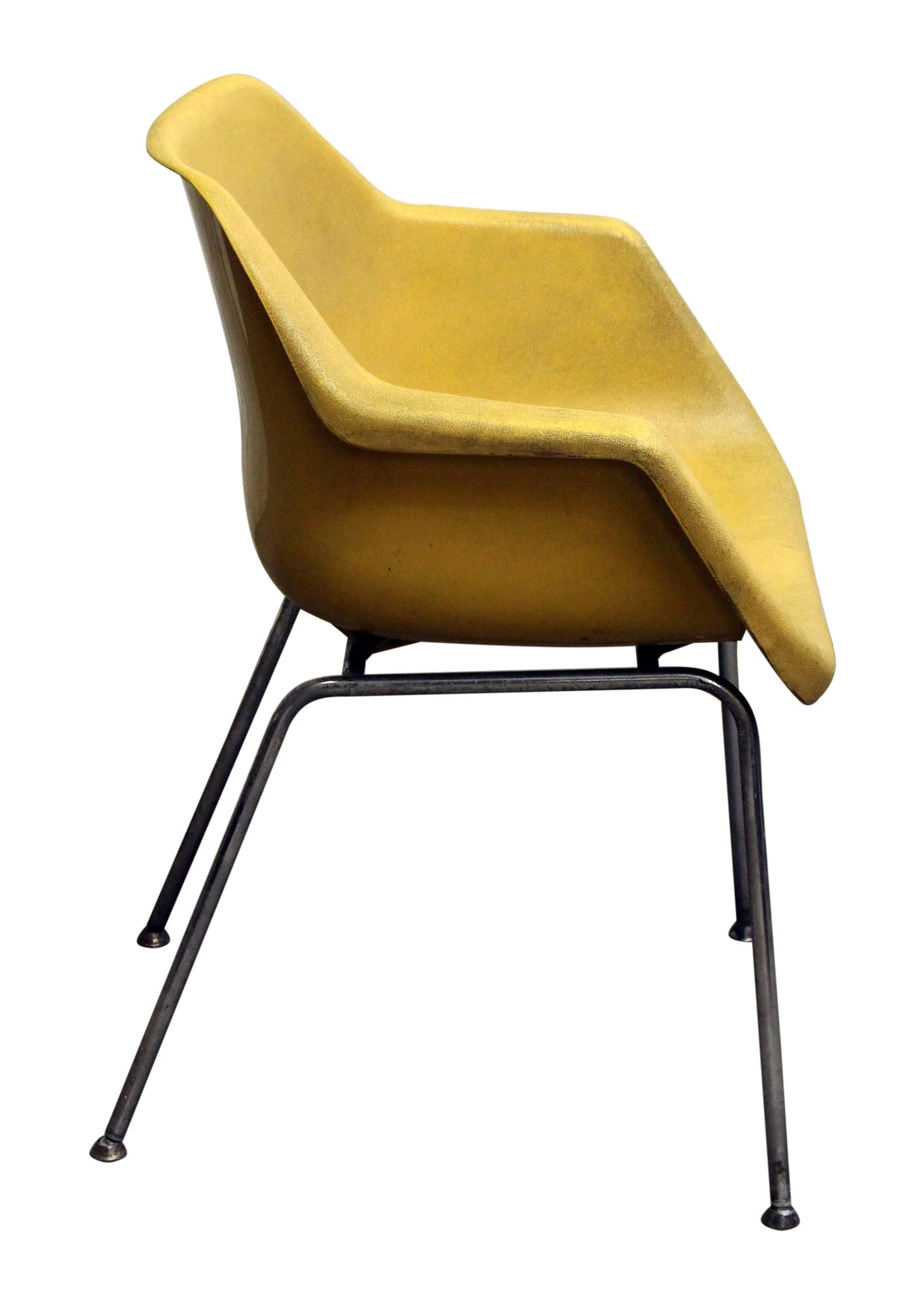 1960s Molded Plastic Chairs With Chrome Frame 6 1960s Molded Plastic Chairs With Chrome Frame - Image 4