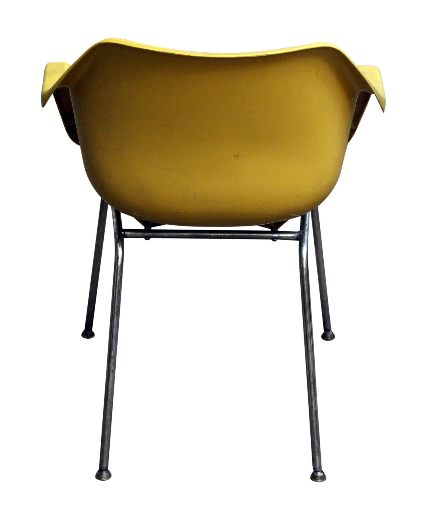 1960s Molded Plastic Chairs With Chrome Frame 7 1960s Molded Plastic Chairs With Chrome Frame - Image 5