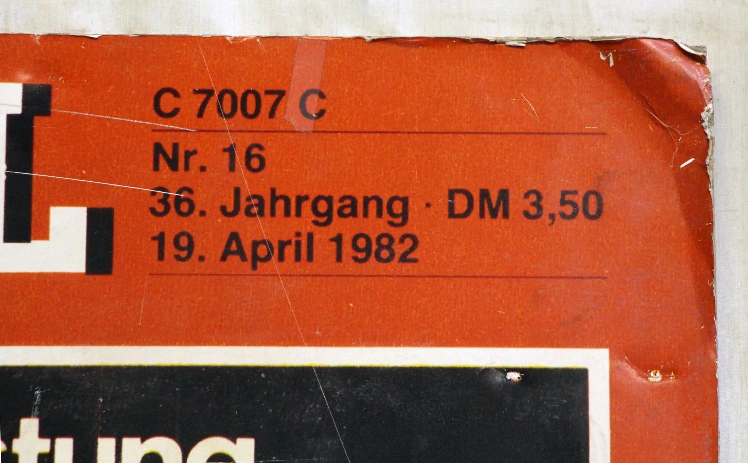 Vintage 1982 Kennedy Poster 7 Vintage 1982 Kennedy Poster - Image 5