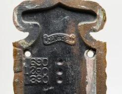 Arts & Crafts Hammered Polished Door 8.25 In. Back Plate -OGT Sale Store n243512 04