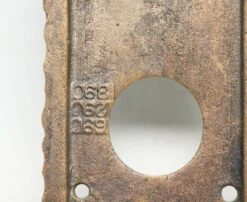 Arts & Crafts Hammered Polished Door 8.25 In. Back Plate -OGT Sale Store n243512 08