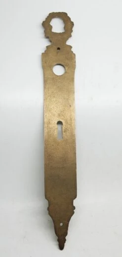 Single Decorative French Brass 12 In. Back Plate -OGT Sale Store n243528 05