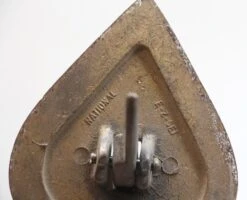 Old Colonial Spade Shaped Brass Door Handle 9 Old Colonial Spade Shaped Brass Door Handle -OGT Sale Store n243566 04