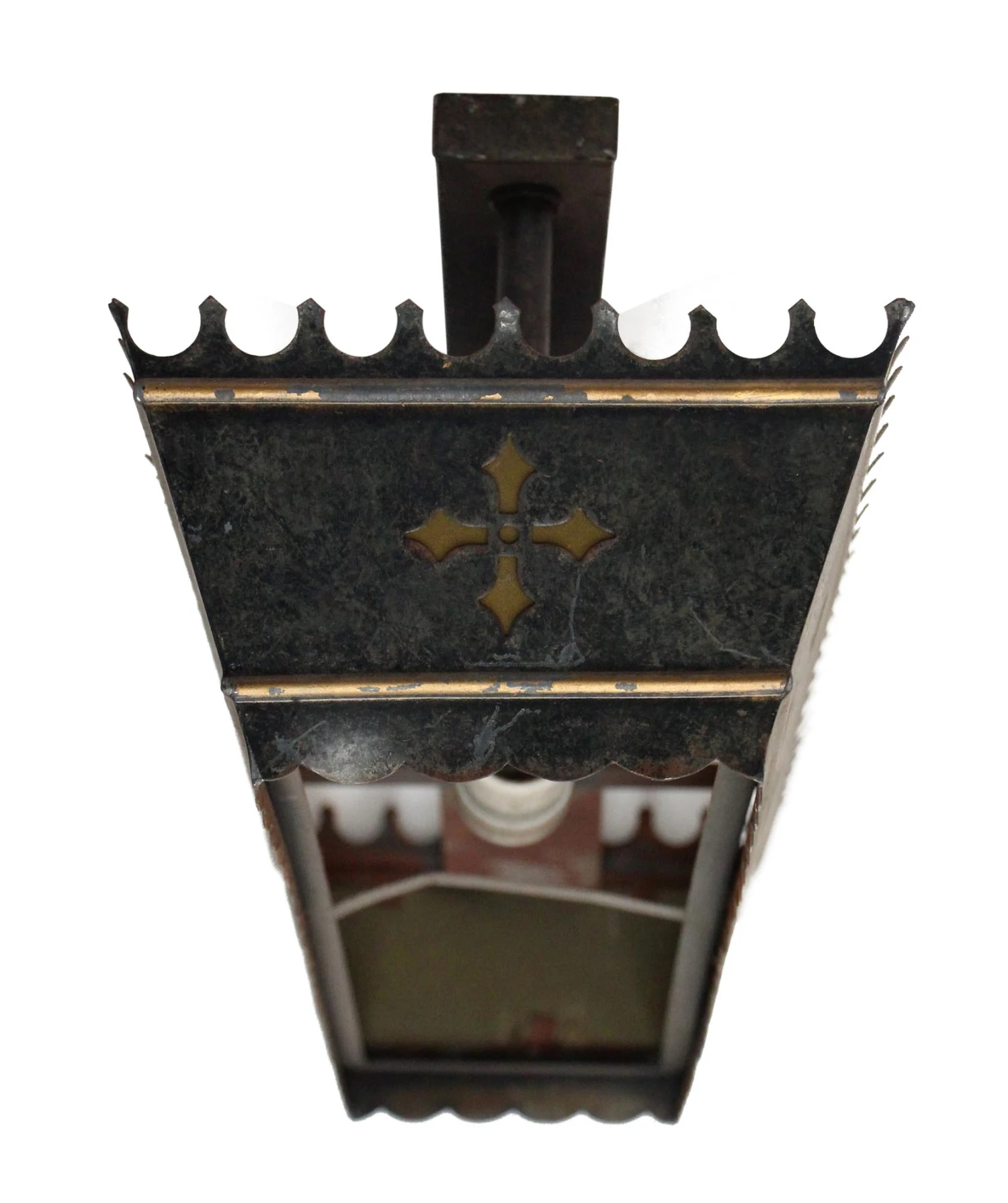 Gothic Rectangle Semi Flush Mount Billiard Style Light 9 Gothic Rectangle Semi Flush Mount Billiard Style Light - Image 7