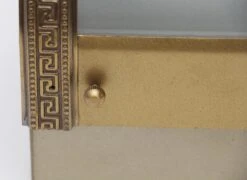 Contemporary Greek Key Bronze Wall Sconce 18 Contemporary Greek Key Bronze Wall Sconce -OGT Sale Store n243690 07