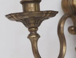 Antique Traditional Bronze 2 Arm Wall Sconce 14 Antique Traditional Bronze 2 Arm Wall Sconce -OGT Sale Store n243697 04