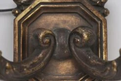 Antique 2 Arm Bronze Gothic Wall Sconce -OGT Sale Store n243699 05