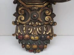 Antique 2 Arm Bronze Gothic Wall Sconce -OGT Sale Store n243699 08
