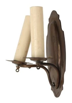 Vintage Traditional 2 Arm Brass Wall Sconce -OGT Sale Store n243705 04