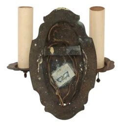 Vintage Traditional 2 Arm Brass Wall Sconce -OGT Sale Store n243705 05