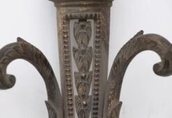 Pair Of French Regency Beaded Brass 2 Wall Sconces 19 Pair Of French Regency Beaded Brass 2 Wall Sconces -OGT Sale Store n243708 06