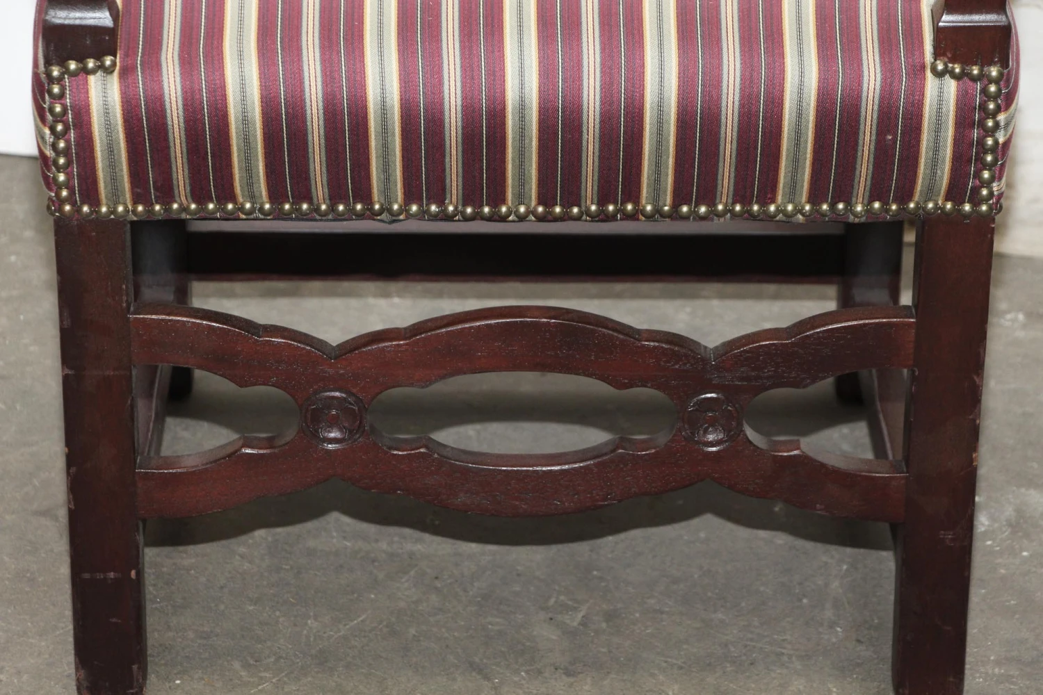 Pair Of Striped Chairs 7 Pair Of Striped Chairs - Image 5