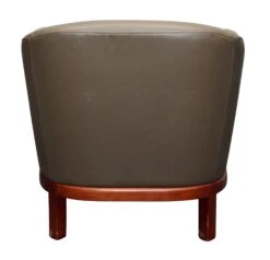 Tan Leather Arm Chair 12 Tan Leather Arm Chair -OGT Sale Store n243782 05