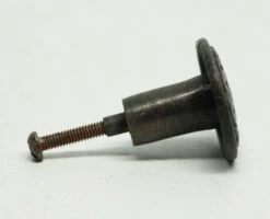 Quality Repro Round Black Floral 1.25 In. Drawer Cabinet Knob 10 Quality Repro Round Black Floral 1.25 In. Drawer Cabinet Knob -OGT Sale Store n244112 04