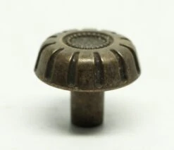 Antique 1.25 In. Cast Iron Beaded Drawer Cabinet Knob -OGT Sale Store n244115 04