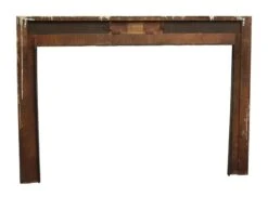 Antique Victorian Chester Painted Wood Fireplace Mantel 12 Antique Victorian Chester Painted Wood Fireplace Mantel -OGT Sale Store n244158 05