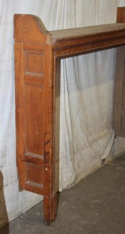 Reclaimed Traditional Wood Box Wood Fireplace Mantel 11 Reclaimed Traditional Wood Box Wood Fireplace Mantel -OGT Sale Store n244163 04